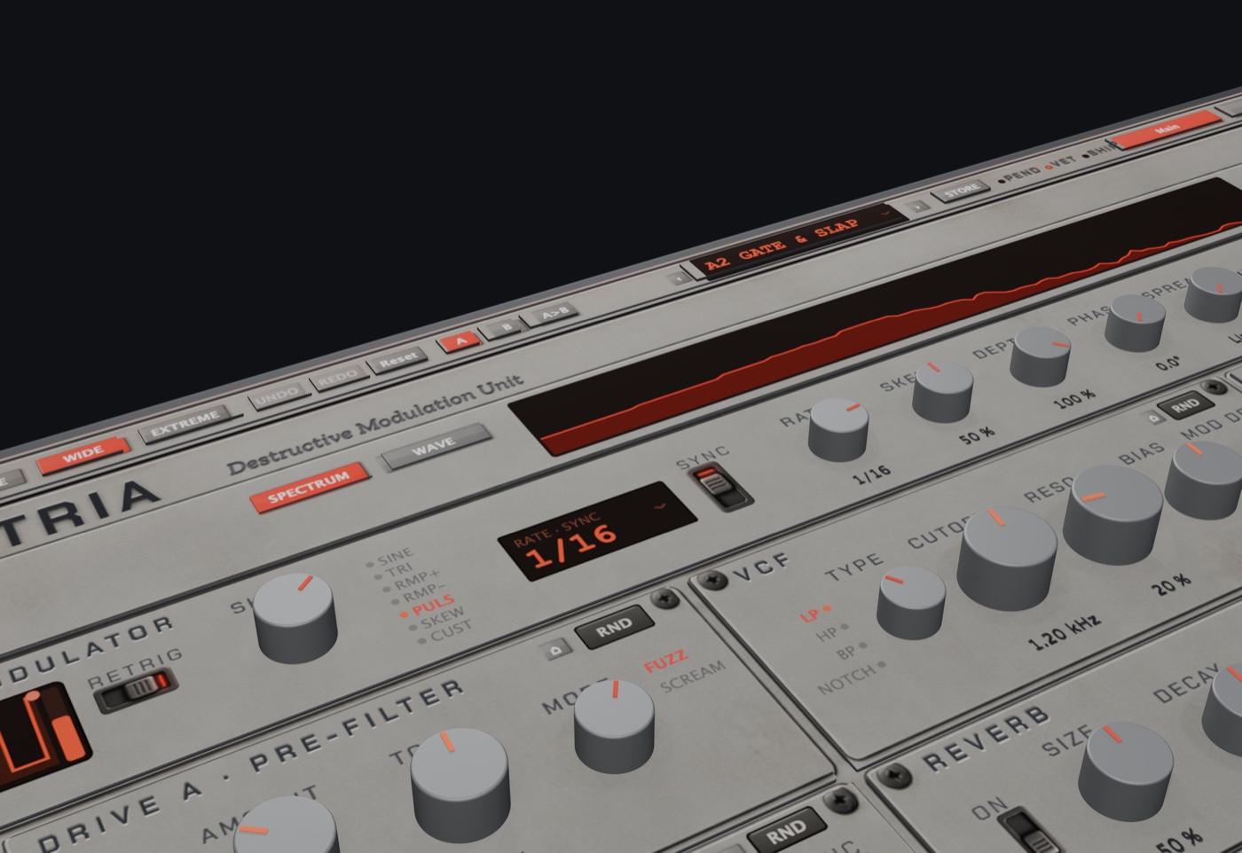 The LFO 1 bay