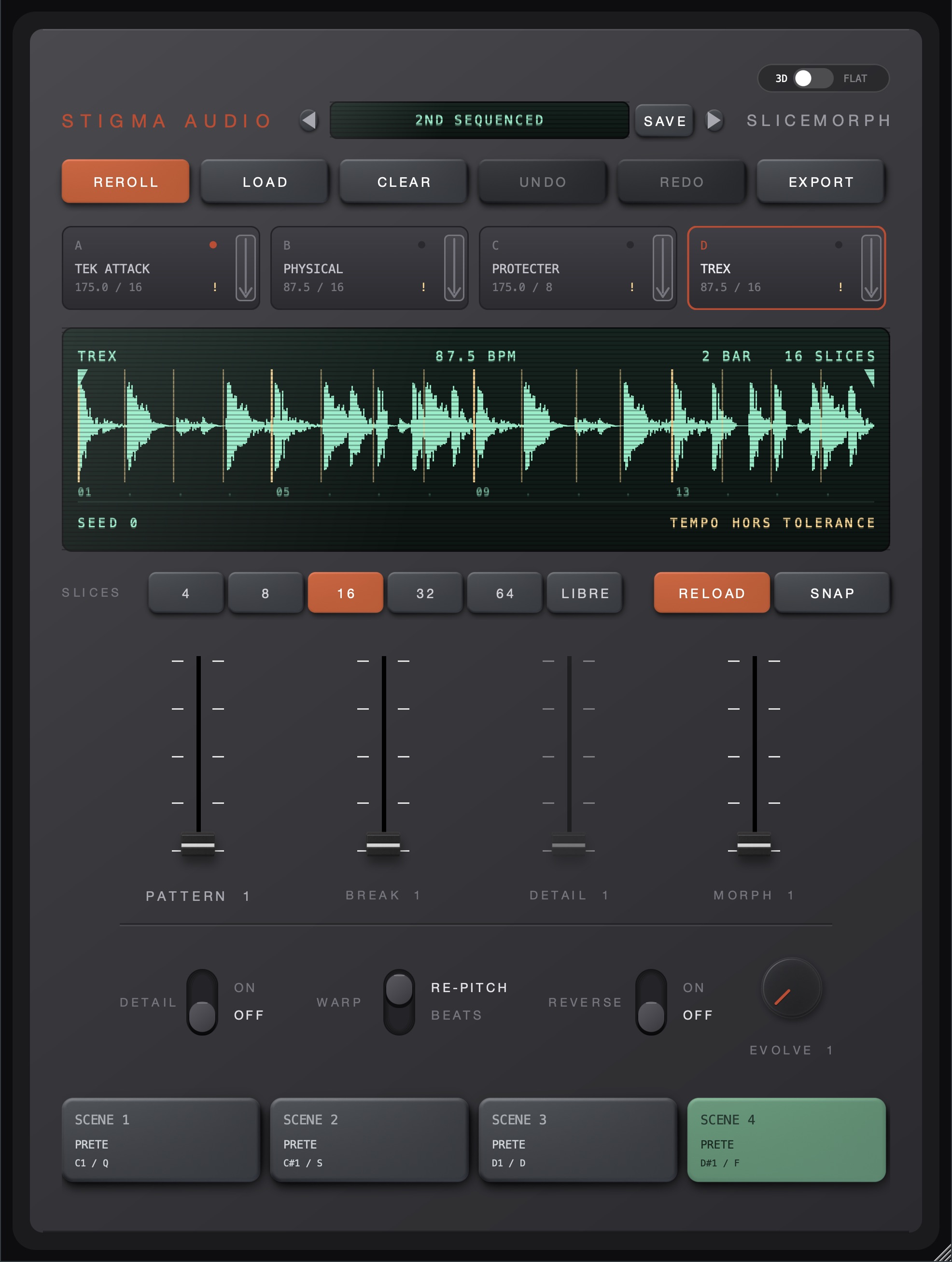 SliceMorph — full view, running